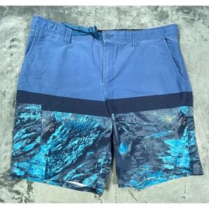Realtree Hybrid Shorts Mens XL Performance Fishing Cargo Hiking Water Repellent